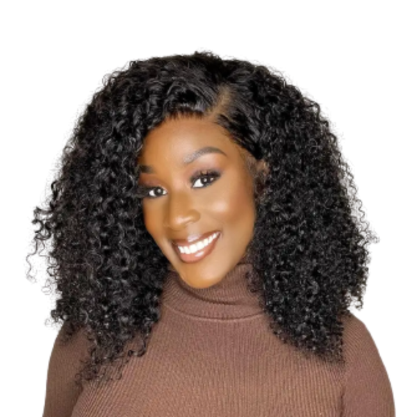 Full Frontal Brazilian Hair Wig, 14 Inch Curls.