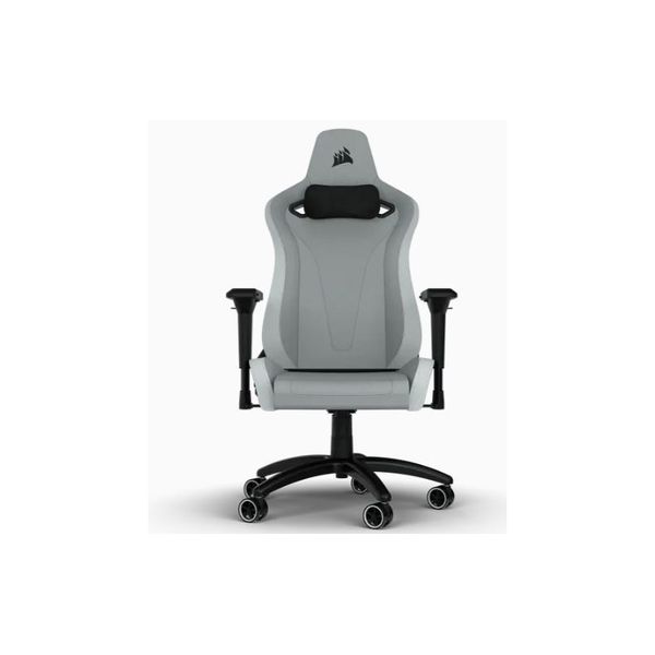 CORSAIR TC200 Leatherette Gaming Chair - Standard Fit - Light Grey
