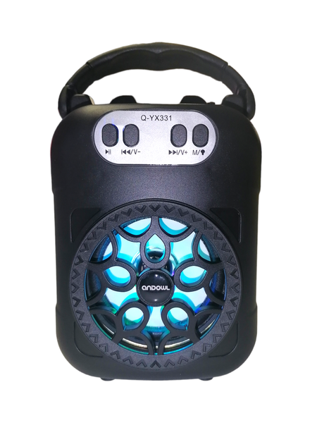 Andowl Powerful Mini Wireless Speaker With LED Lights