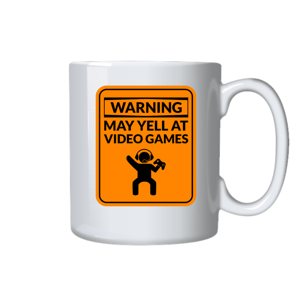 Video Games Coffee Mug - Gift for Gamers Birthday or Christmas