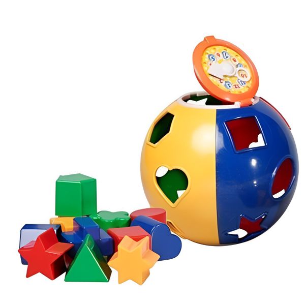 Multi-Color Shape Sorting Educational Toy Case