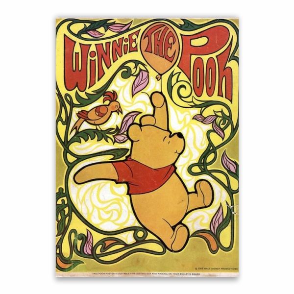 Winnie The Pooh Cartoon Poster - A1