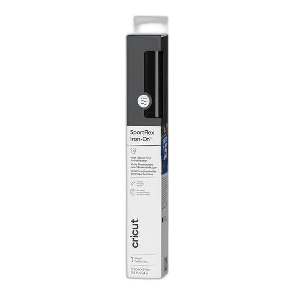 Cricut SportFlex Iron-On 30x61cm (Black)