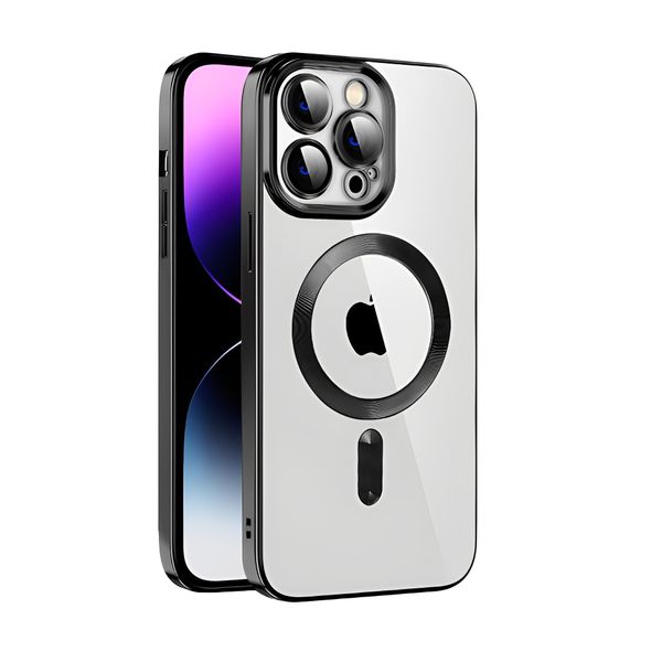 Clear electroplated cover With Camera lens protector for IPhone 14 pro Max