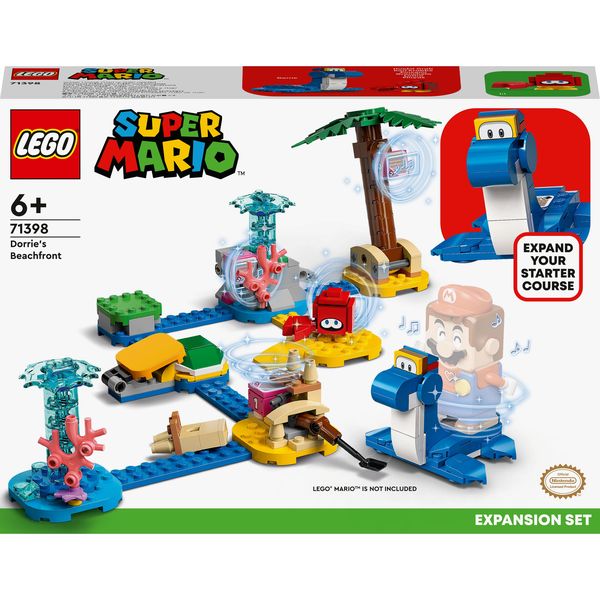 LEGO Super Mario Dorrie's Beachfront Expansion Set 71398 (229 Pieces)