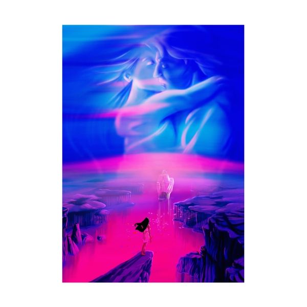 In the Spirit world pocahontas - A1 Poster