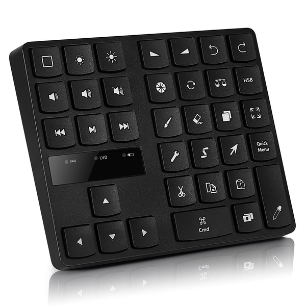 Bluetooth Drawing Keypad , 35 Keys Rechargeable Wireless Keyboard
