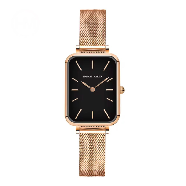 Hannah Martin Womens Vintage Rose Gold Watch - Astra Edition