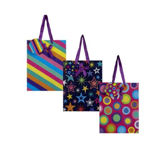 Everyday Glitter Large Paper Gift Bag (25x32cm) x 3
