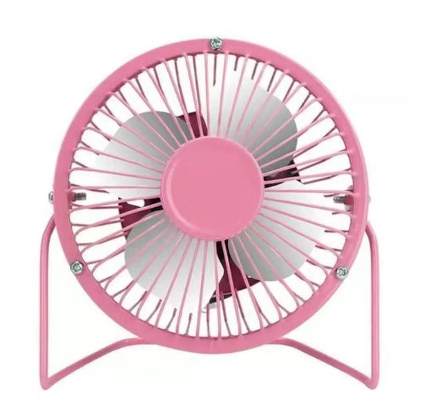 Mini Desktop USB Fan (Pink)