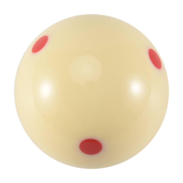 2.25inch 57mm 6 Red Spot Cue Ball Pro Cup Training Practice