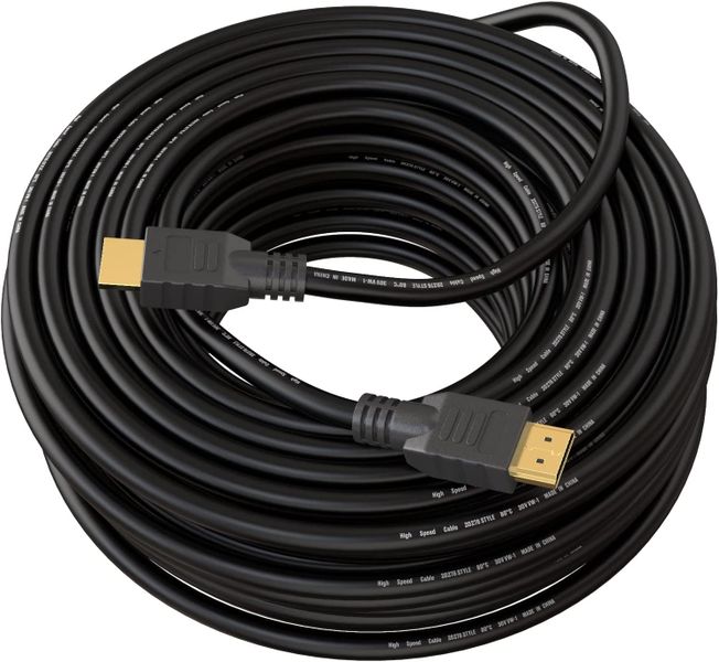 Tuff-Luv 20 Meter HDMI 2.0 4K Cable - Black (HDMI to HDMI)