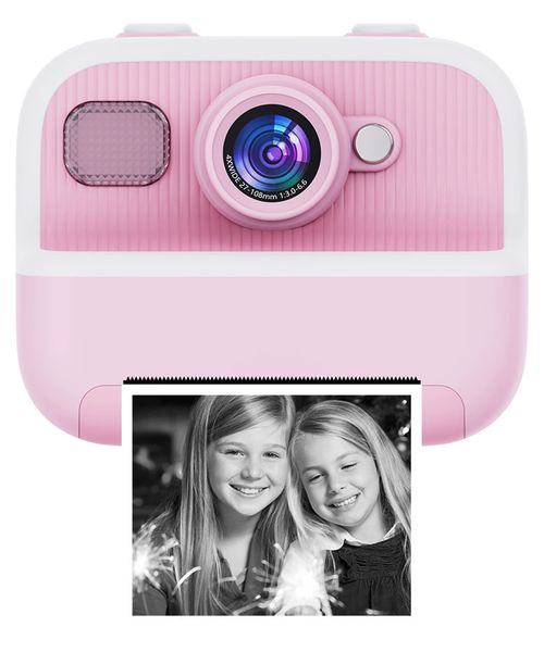 Kids Instant Print Camera with 1080P Videos, Selfie Digital Camera 2.4 Inch