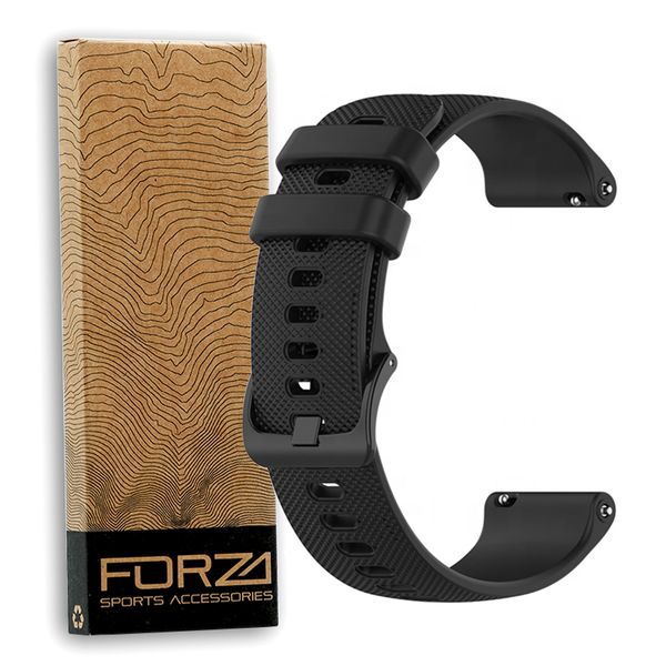 Forza Silicone 18mm Replacement Strap For Garmin Vivoactive 4S/Vivomove 3S