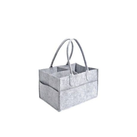 Baby Diaper Nappy Organizer - Light Grey Image