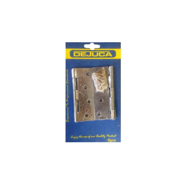 Dejuca - Butt Hinge - Sc - 100mm - 1pair/Card - 3 Pack
