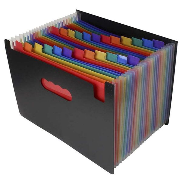 Office Stationery Colorful Heavy Duty Expanding File Organizer