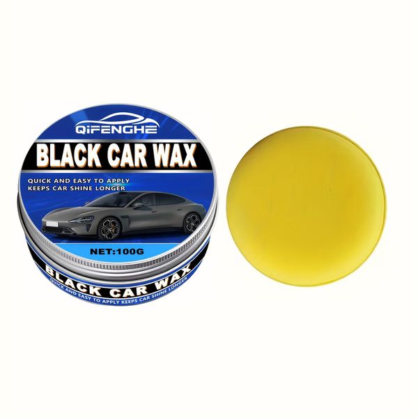 200g Black Car Wax with Scratch Remover &amp; High Gloss