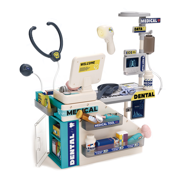 Pretend &amp; Play Doctor Set - Medical Desk - 45 Pieces