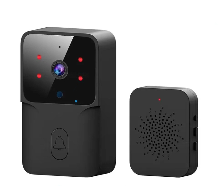 Wireless Video Doorbell, 3M Visual Alert,With 720P Video Camera, Black