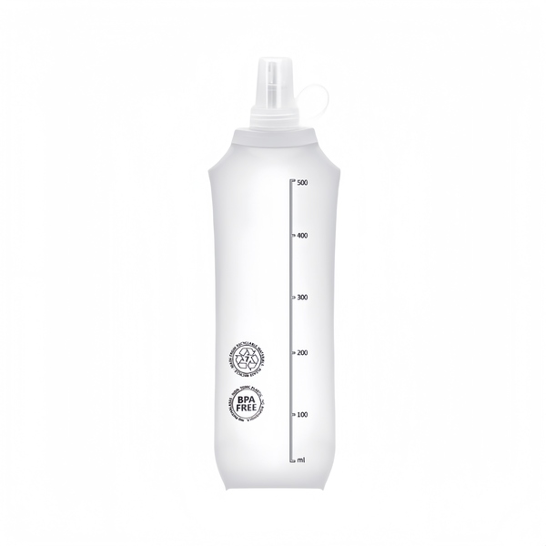Foldable TPU Soft Water Bottle 500ml - Suitable for Sports