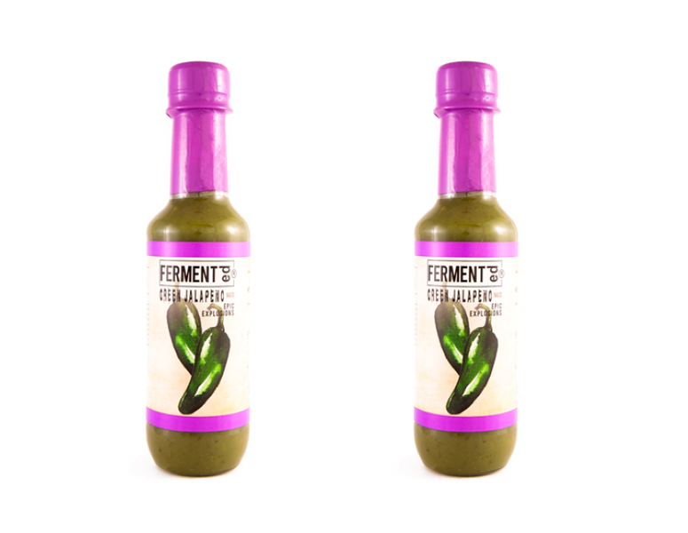 Fermented Green Jalapeno Sauce Epic Explosions Pack of 2 x 250ml Bottles