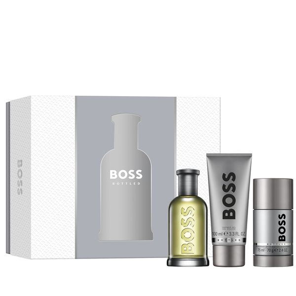 BOSS Men's 3-Pc. BOSS Bottled Eau de Toilette Gift Set