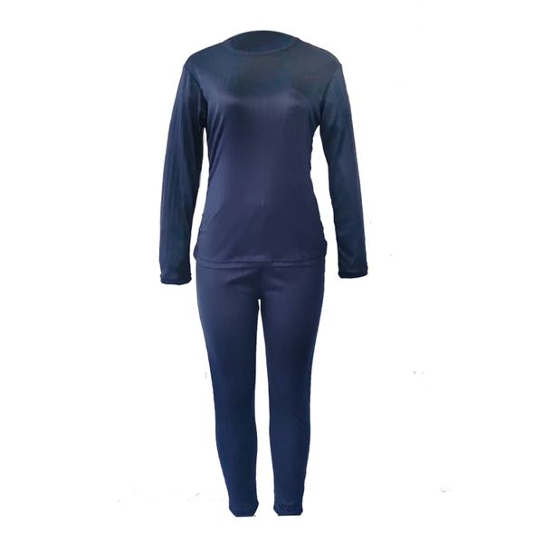 PJ Warehouse Brown Rib Loungewear Set