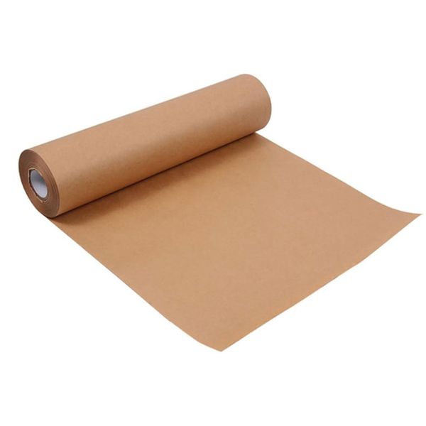 30 Meter Brown Kraft Paper Roll for Gift Wrapping Art Craft Flower Packing
