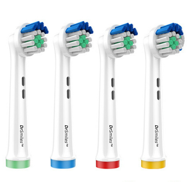 DrSmiles Replacement Heads for Oral-B Electric Toothbrush - 4 Pack - EB22X