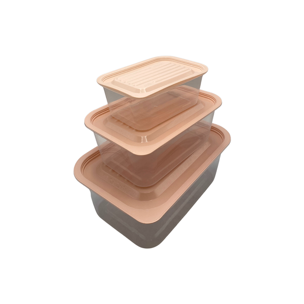 3 Piece Rectangular Sealed Food Storage Container 438933