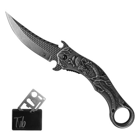 Tvb Folding Tactical Pocket Knife Unleash the Dragon EDC Image