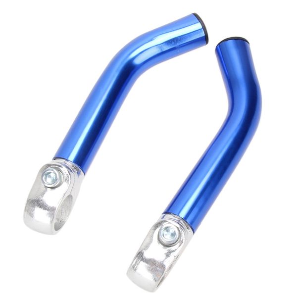 Bike Rest Handlebar For 22 2Cm Bar Ends Bicycle Sheep Horn Bar Blue