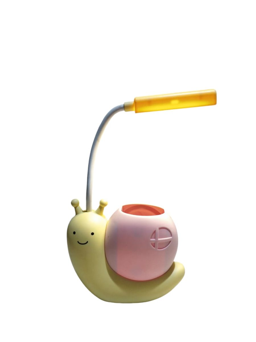 Kids Lamps with Pen Holder, Snail Shaped LED Desk Lamp