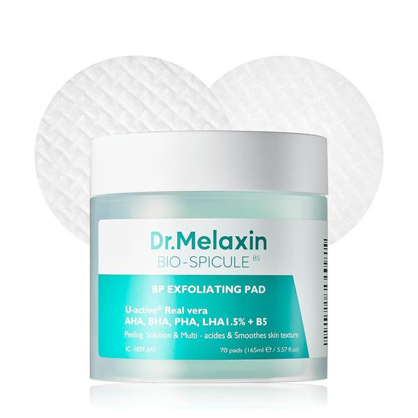 Dr.Melaxin BP Pore Exfoliating Pad for Blackheads Removal Smooth Clear Skin