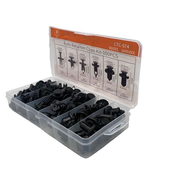 100 Pieces Auto Retainer Clips Kit