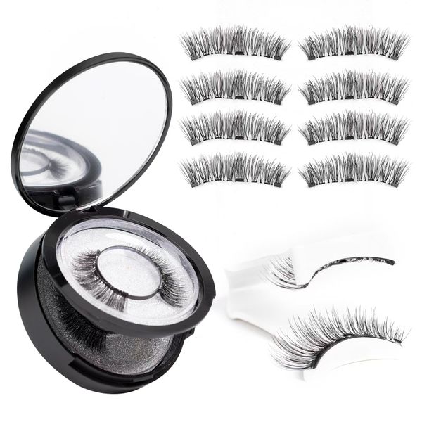 Magnetic Eyelashes Natural Look Reusable Magnetic Lashes with Applicator