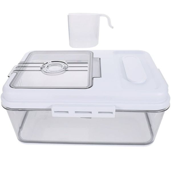 Airtight Food Grain Storage Container with Pouring Cup - 8L