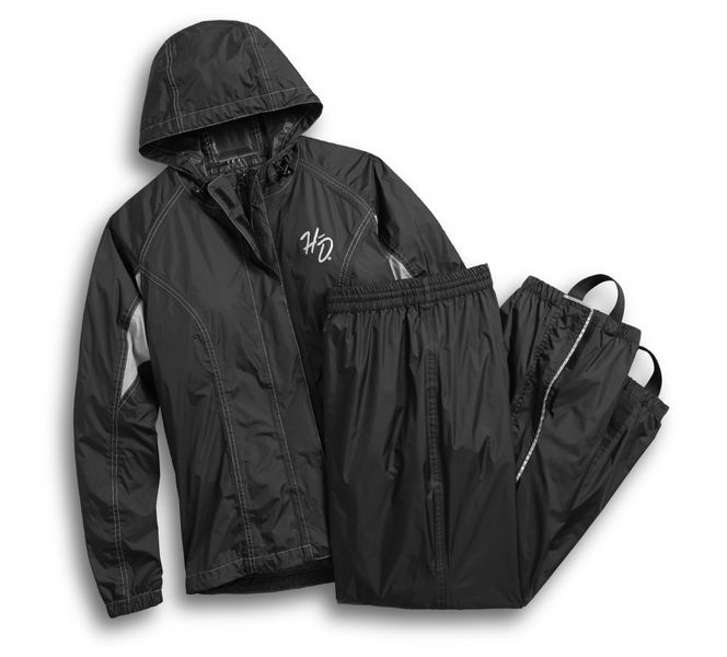 Harley-Davidson Women's Reflective Waterproof Rain Suit