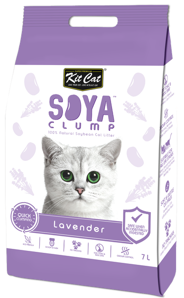 Kit Cat Soya Clump Cat Litter - Lavender