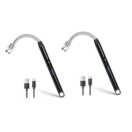 Windproof lighter electric top