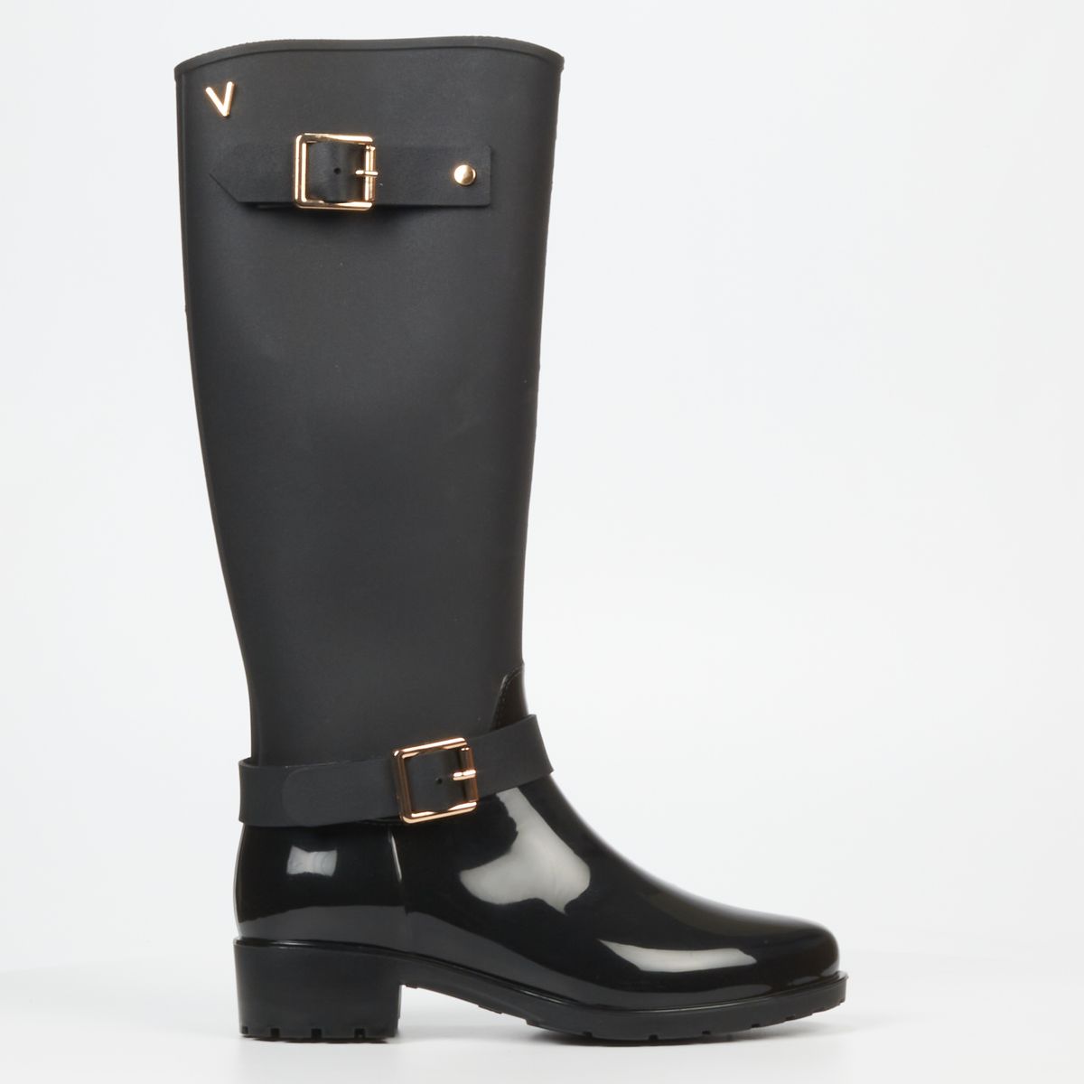 Viabeach Women Black Almond Toe PVC Sole Boots | Shop Today. Get it ...