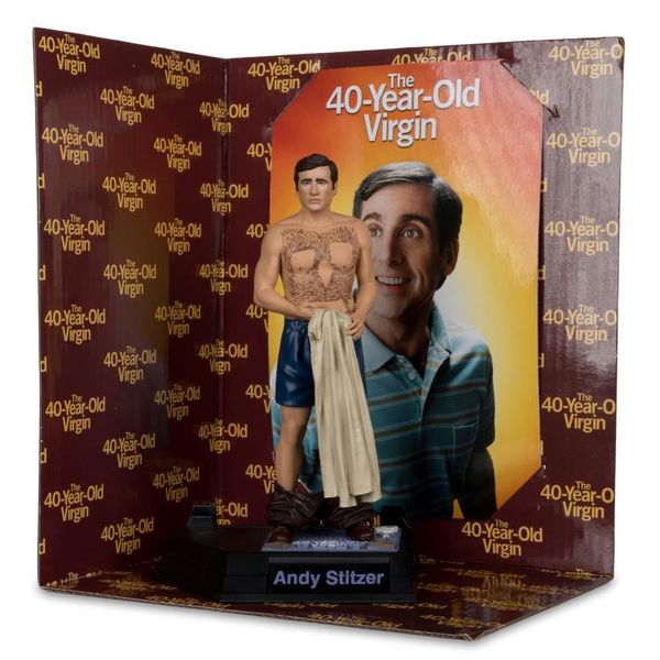 Movie Maniacs NBC Wv1 40 Year Old Virgin Andy 6IN Posed Figure