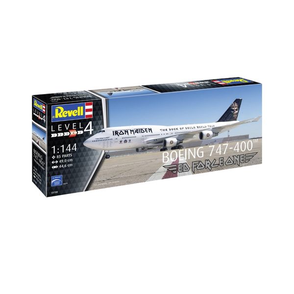 Revell - 03780 1/144 Boeing 747-400 ED Force One - 85 Pieces