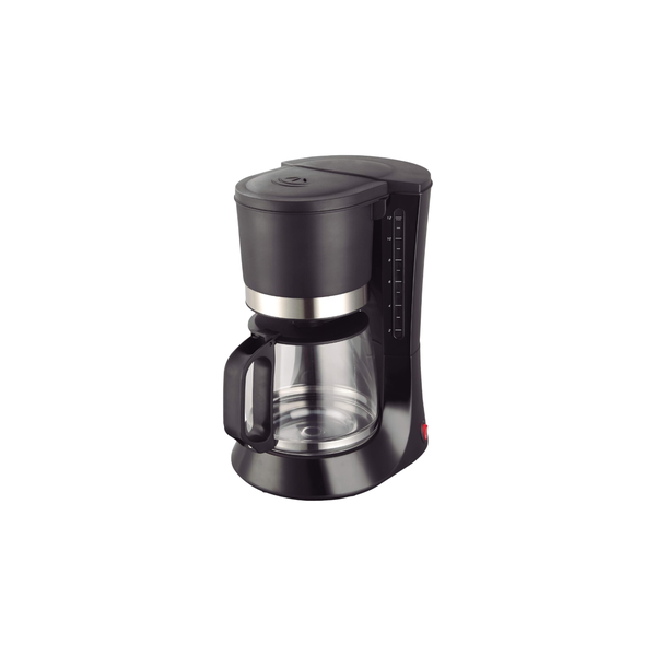 Automatic 600W Anti-Drip Coffee Maker - Compact Design with Glass Carafe