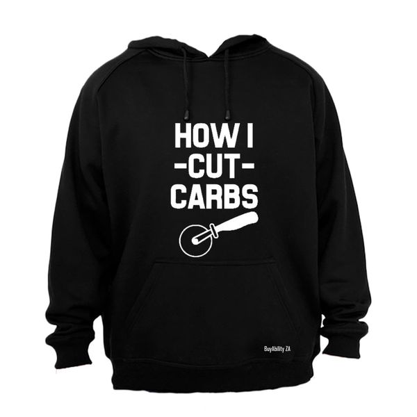 How I Cut Carbs! - Mens - Hoodie - Grey