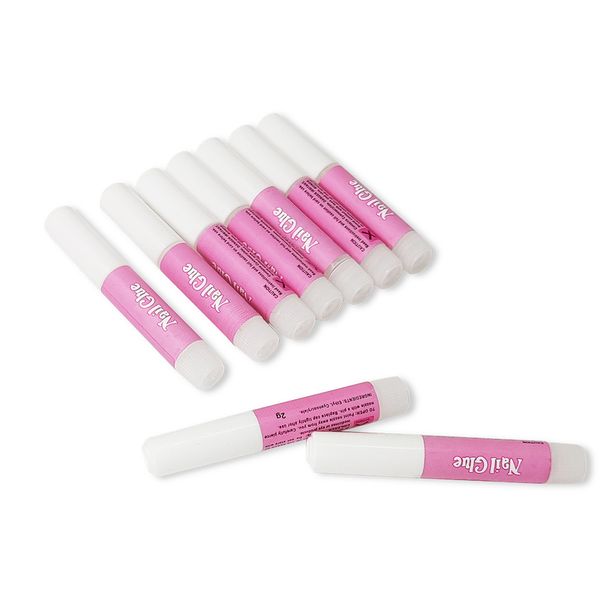 10 Piece Nail Glue for Acrylic Press On Nail Tips Adhesive Super Bond 2.6g