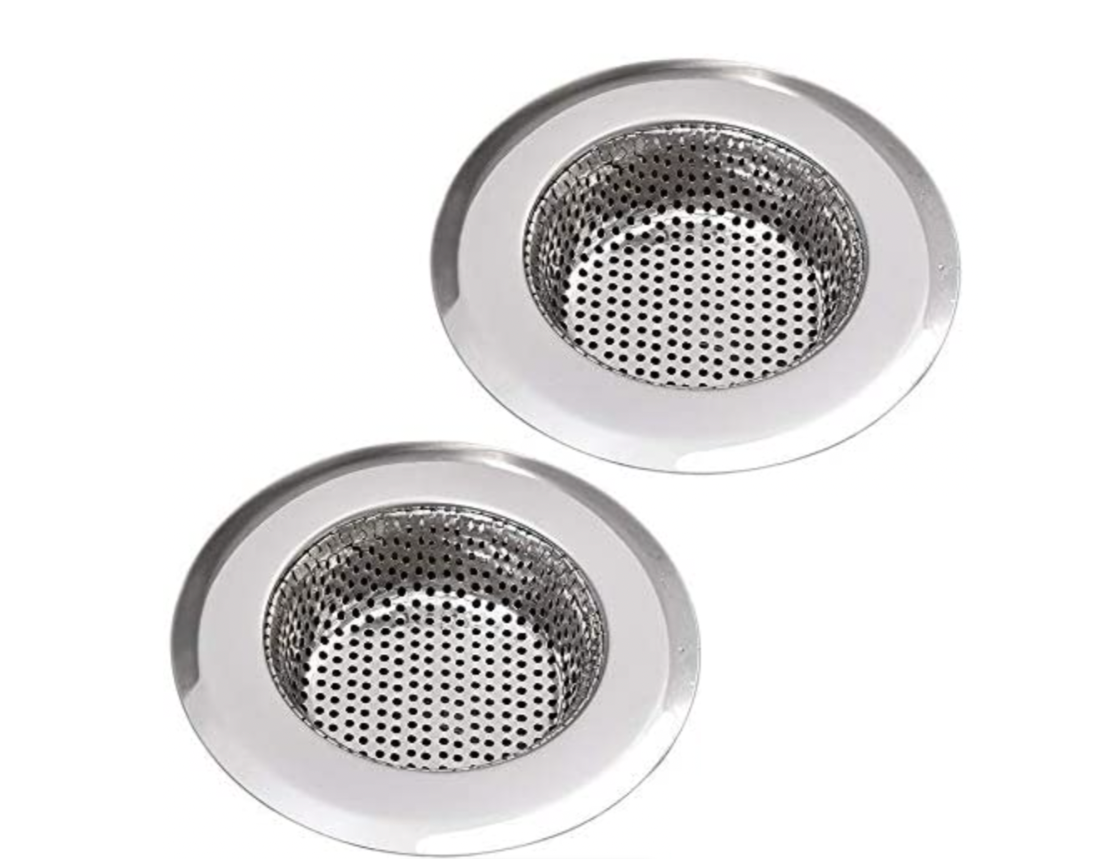 Stainless Steel Sink Strainer Set of 2 Shop Today. Get it Tomorrow