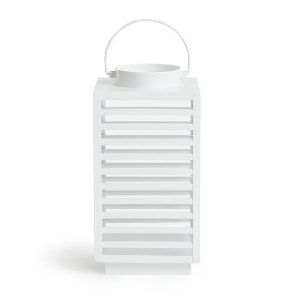 George &amp; Mason - Harlow White Lantern - 27cm