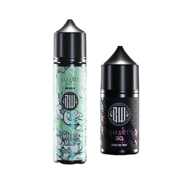 Bewolk SMART Shot 50MG - Emperor Mint (60ml Combo)
